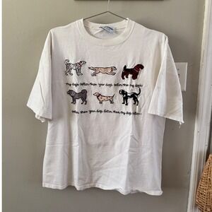 vntg. bell pointe dog tee